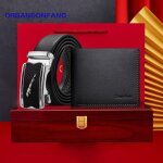 Coffret cadeau ensemble portefeuille haut de gamme entreprise ceinture homme - cadeaux de noël - couleur ... Coffret cadeau ensemble portefeuille haut de gamme entreprise ceinture homme - cadeaux de noël - couleur ...