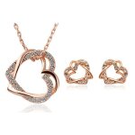 Coffret cadeau pour femme - parure bijoux femme collier femme boucle d?oreille - aaa zircon - rmega