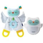 Coffret cadeau - infantino - 302036 - veilleuse et chouette en peluche luminescente