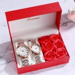 Coffret cadeau montre femme homme - cadeau couple - coffret chic - cadeau original noel anniversaire ...
