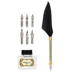 Coffret cadeau stylo plume - shipenophy - vintage - mtal durable - plume de haute qualit - rouge