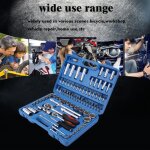 Coffret de cl�s mixtes - non sp�cifi� - 94 pi�ces - chrome vanadium - argent - 380x260x80mm