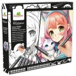 Coffret cr�atif - sycomore - layout et marqueurs - kemonomimi - d�s 10 ans
