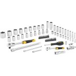 Coffret de douilles 1 / 4 et 1 / 2 stanley - stmt82831 - 1 avec cliquet et rallonges - jeu de 72 pi�ces ...