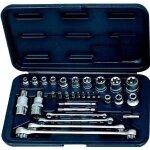 Coffret douilles 1 / 4 - 3 / 8 - 1 / 2 31 pices - ks tools - mle / femelle torx - embouts t10  t60 ...