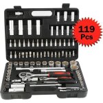 Coffret de douilles embouts et cl�s � cliquet 1 / 2 - inch et 1 / 4 - inch de d�gagement rapide 94 pi�ces ...