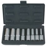 Coffret douilles longues torx - kstools - 8 pi�ces - l. 75mm