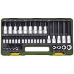 Coffret doutils - proxxon - 41 pi�ces - vis tx et vis � 6 pans creux - acier - torx