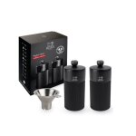 Coffret duo line 12 cm noir mat et son entonnoir - peugeot