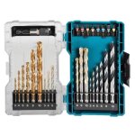 Coffret dembouts et forets - makita - e - 07032 - 27 pièces - hss revêtus de titane - plastique Coffret dembouts et forets - makita - e - 07032 - 27 pièces - hss revêtus de titane - plastique