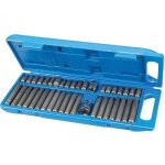 Embouts torx 6 pans spline xzn - coffret 40 embouts chrome vanadium