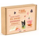 Coffret pour enfants - bougies � modeler - les totems animaux