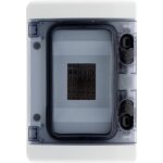 Coffret électrique étanche - zenitech - 4 modules - ip65 - utilisation extérieure - blanc Coffret électrique étanche - zenitech - 4 modules - ip65 - utilisation extérieure - blanc