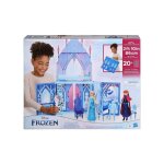 Coffret grand palais de glace delsa : hauteur 86cm avec 20 accessoires - reine des neiges 2 - set jouet ...