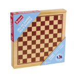 Coffret jeux de dames et echecs