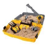 Coffret kinetic sand - kinetic sand - malette de construction - sable naturel - 907 g