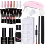 Coffret de manucure set manucure pdicure kit manucure pdicure extension gel semi - permanent dbutant ...
