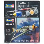 Coffret maquette avion focke wulf fw190 f - 8 - 1 / 72 - revell 63898 - plastique - adulte - mixte