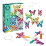 Coffret mobile vitrail papillons - kit creatif peinture enfant attrape soleil - creation objet decoration ... Coffret mobile vitrail papillons - kit creatif peinture enfant attrape soleil - creation objet decoration ...