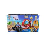 Coffret pat patrouille quartier gnral 106 cm rescue wheels sons et lumires + vhicule chase - voiture ...