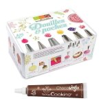 Coffret � p�tisserie 6 douilles inox et poches jetables + 1 stylo chocolat