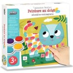 Coffret peinture au doigt adorables compagnons - crealign - enfant - vert - lavable