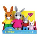 Coffret peluche trotro et famille + / - 15 cm - jemini - trotro sa maman son papa et sa petite s?ur.