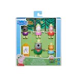 Coffret peppa pig : peinture en foret - 5 figurines + 1 accessoire - set jouet enfant peppa le cochon ...