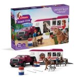 Coffret pick - up et sa grande remorque questre schleich 42705 gamme horse club