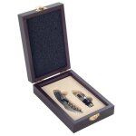 Coffret sommelier - coffret oenologie avec 2 accessoires pour vin 17 x 11 cm 94576rgsg