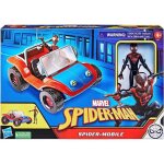 Coffret spider - man : spider - mobile + miles morales 15 cm - personnage articul� pour spiderman marvel ...