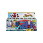Coffret spidey et ses amis : quartier g�n�rale arachno - mobile 63 cm - set 2 en 1 camion transformable ...