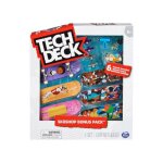 Coffret tech deck primitive hopps : 6 mini skates + accessoires - mini skate a doigt 96 mm - pack skateshop ...