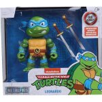 Coffret tortues ninja : leonardo + accessoires - figurine mtal 10 cm - turtle - set personnage tmnt ...