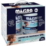 Traitement au brome - marina - coffret spcial spa - pastilles 1kg - oxygne actif choc 12kg