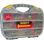 Coffret - vis - lot de 600 - rocket - acier bichromaté Coffret - vis - lot de 600 - rocket - acier bichromaté