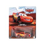 Coffret voiture cars : flash mcqueen - set v�hicule miniature rouge + 1 carte offerte