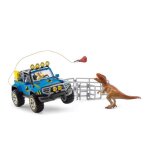 Coffret voiture tout - terrain avec avant - poste dino jouet dinosaure pour enfants ds 4 ans schleich ...