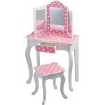 Coiffeuse enfant teamson kids rose / blanc motif à pois 60 x 29 x 100 Coiffeuse enfant teamson kids rose / blanc motif à pois 60 x 29 x 100