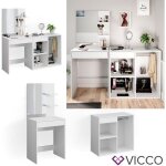 Coiffeuse vicco isabelle table de maquillage commode de maquillage meuble d?appoint commode