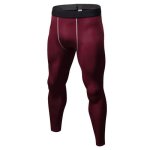 Collant de compression homme thermique pour fitness rouge - marque - modle - schage rapide