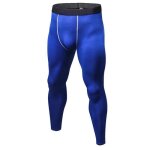 Collant de compression homme thermique pour sport fitness - marque - bleu - taille lastique - schage ...