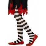 Collants ray�s blanc et noir fille