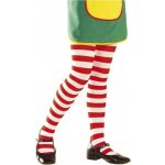 Collants ray�s rouges et blancs enfant