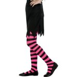 Collants roses et noirs - enfant - smiffys - multicolore - accessoire de d�guisement pour fille