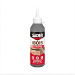 Colle bois - sader - prise rapide 2 min - tous bois - intrieur - transparente aprs schage - biberon ...