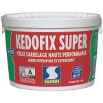 Colle pour carrelage haute performance kedofix semin prt  lemploi intrieur - extrieur seau de 5 kg ...