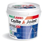 Colle & joint en p�te - blc - 1. 5kg - hydrofuge - fongicide - adh�rence renforc�e