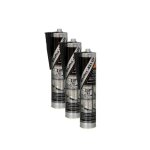 Colle mastic hybride sika sikaflex 521 uv - noir - 300ml - lot de 3