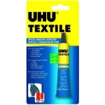 Colle textile - uhu - textile - 19 ml - sans solvant - rsistante au lavage